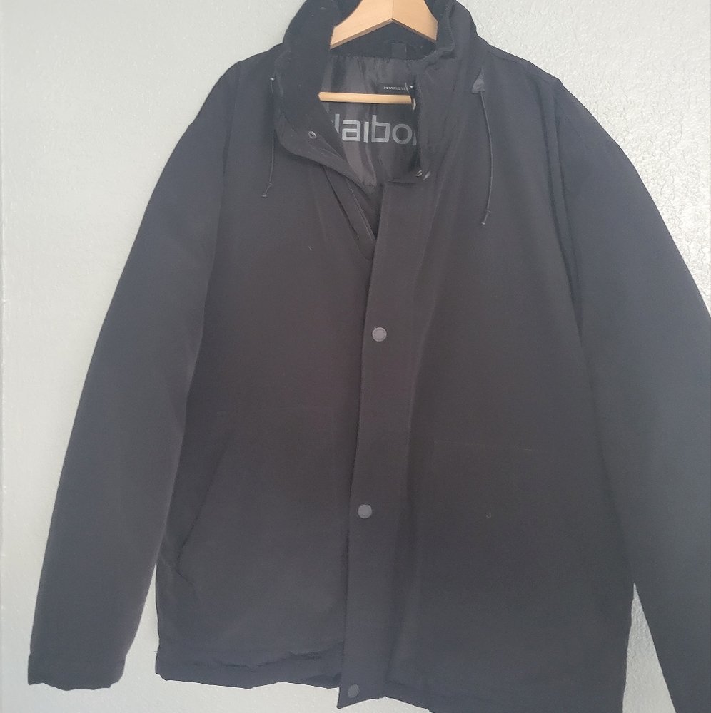 Black down feather Liz Claiborne xl jacket